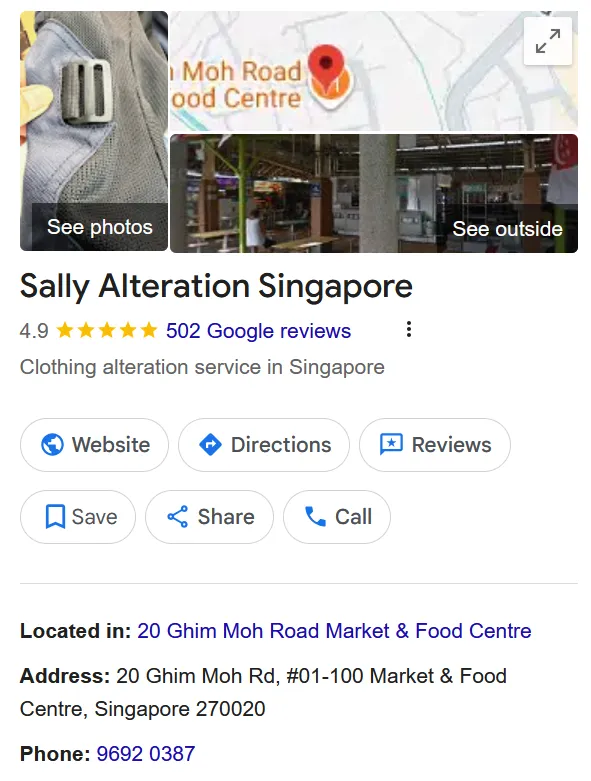 Top 5 alterations singapore - Sally Alteration Singapore