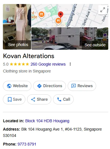 Top 5 alterations singapore - Kovan Alterations